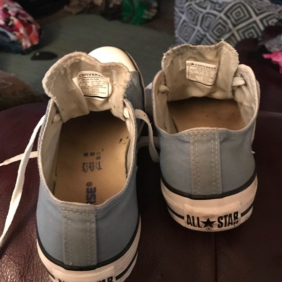 Converse men’s 6 women’s 8 light blue - Picture 3 of 5